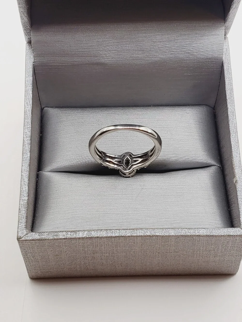 Golden Apatite & White Zircon 925 Sterling Silver Halo Ring